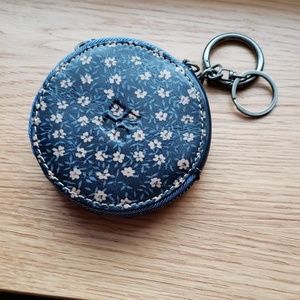 Patricia Nash Denim Fields Mini Scafati Key Chain